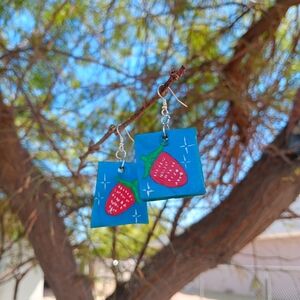 🍓Strawberry Babe Clay Earrings🍓